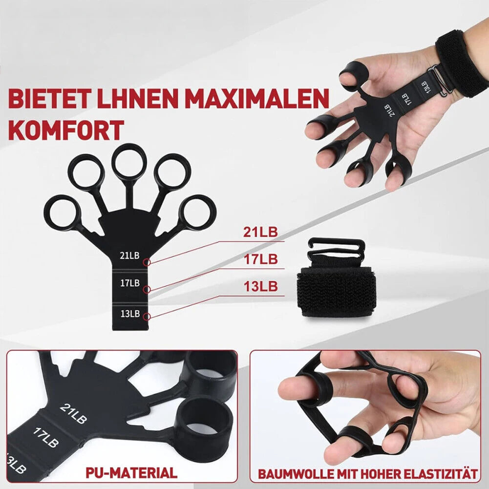 6PCS/SET 5-60Kg Adjustable Hand Grip Strengthener Hand Grip Trainer with Counter Wrist Forearm and Hand Exerciser for Muscle Bui