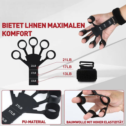 6PCS/SET 5-60Kg Adjustable Hand Grip Strengthener Hand Grip Trainer with Counter Wrist Forearm and Hand Exerciser for Muscle Bui