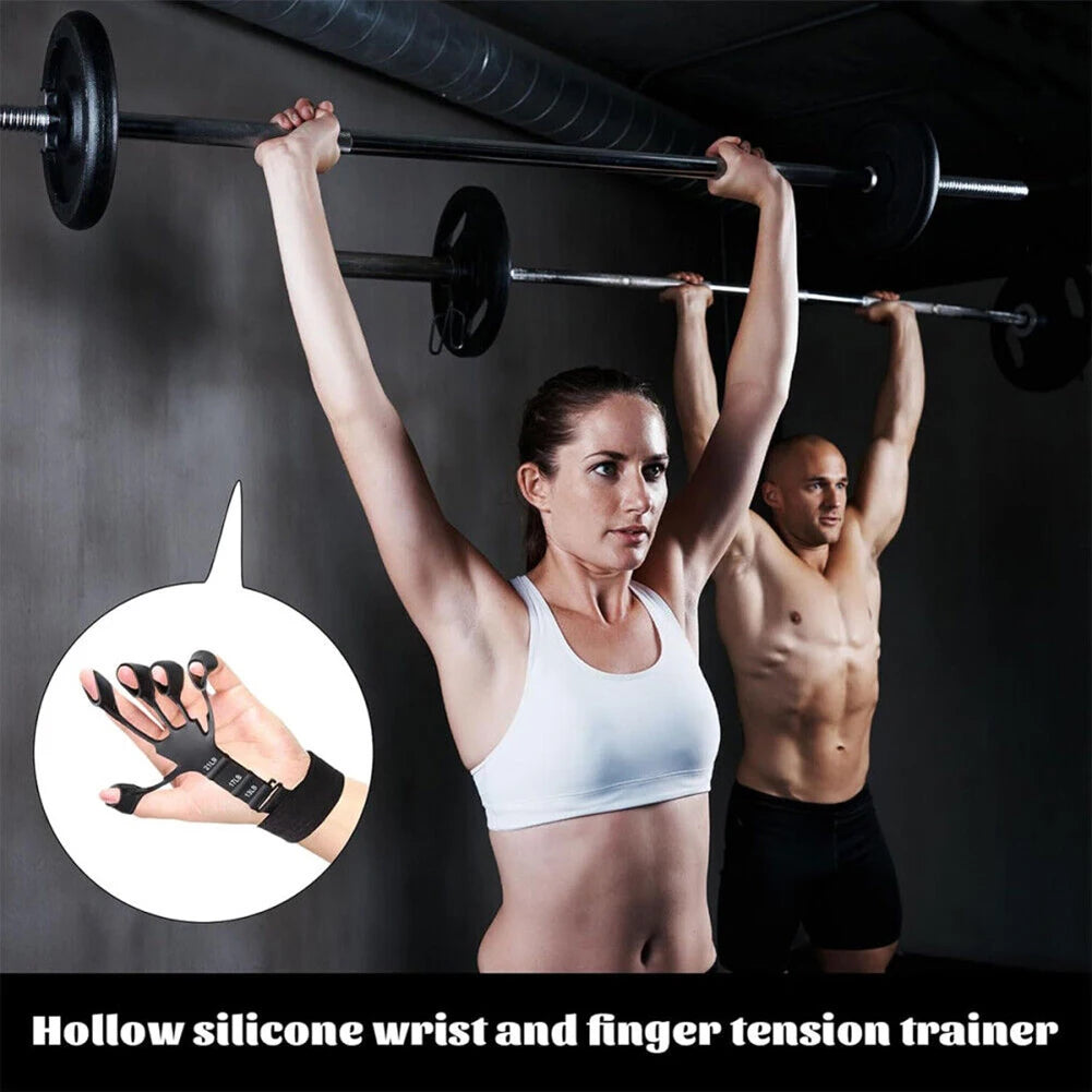 6PCS/SET 5-60Kg Adjustable Hand Grip Strengthener Hand Grip Trainer with Counter Wrist Forearm and Hand Exerciser for Muscle Bui