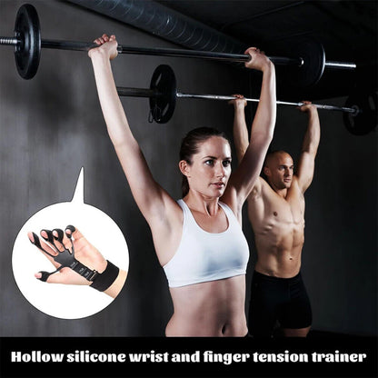 6PCS/SET 5-60Kg Adjustable Hand Grip Strengthener Hand Grip Trainer with Counter Wrist Forearm and Hand Exerciser for Muscle Bui