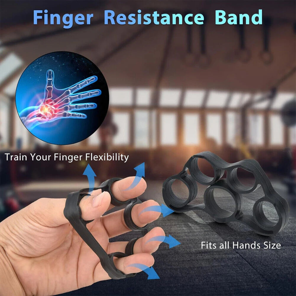 6PCS/SET 5-60Kg Adjustable Hand Grip Strengthener Hand Grip Trainer with Counter Wrist Forearm and Hand Exerciser for Muscle Bui